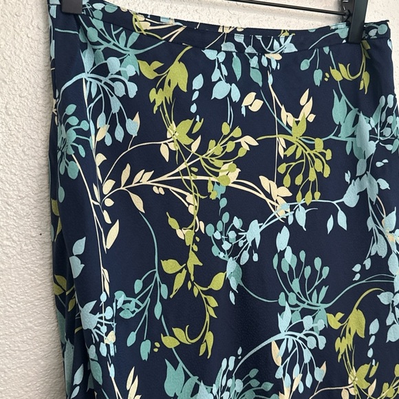 Vintage Valerie Stevens Silk Floral Midi Skirt - Picture 4 of 8